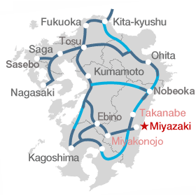 Bản đồ cơ sở Miyazaki