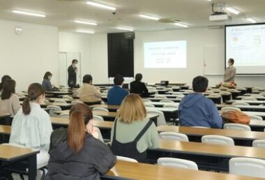 紺谷学科長からのお礼の言葉