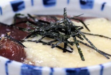 カツオのたたきのやまかけ丼