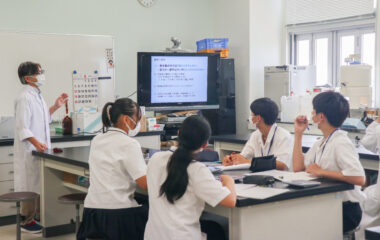宮崎南高等学校フロンティア科2年「総合科学」研修が開催されました。