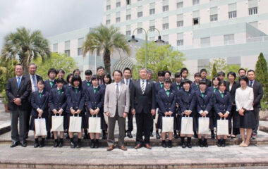 宮崎農業高校との第8回高大連携研究開始式を行いました