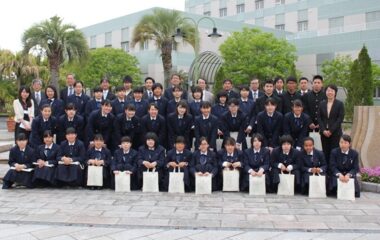 宮崎農業高校との第9回高大連携研究開始式を行いました