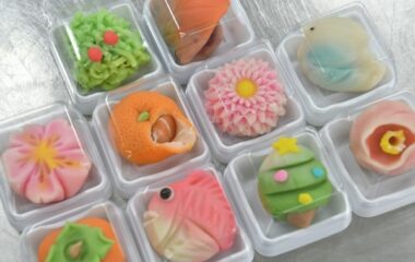 ねりきり（和菓子）作りに挑戦