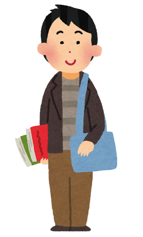 学生Aのイラスト
