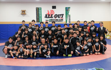 WRESTLING  SPIRITSの特集でレスリング部紹介