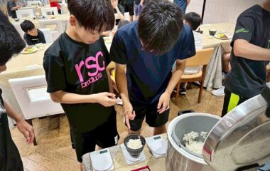 ボクシング神奈川合宿を栄養サポート