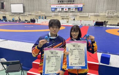 国スポにてレスリング部選手が入賞