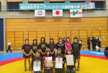 全日本女子オープンにて本学レスリング部入賞 | 南九州大学