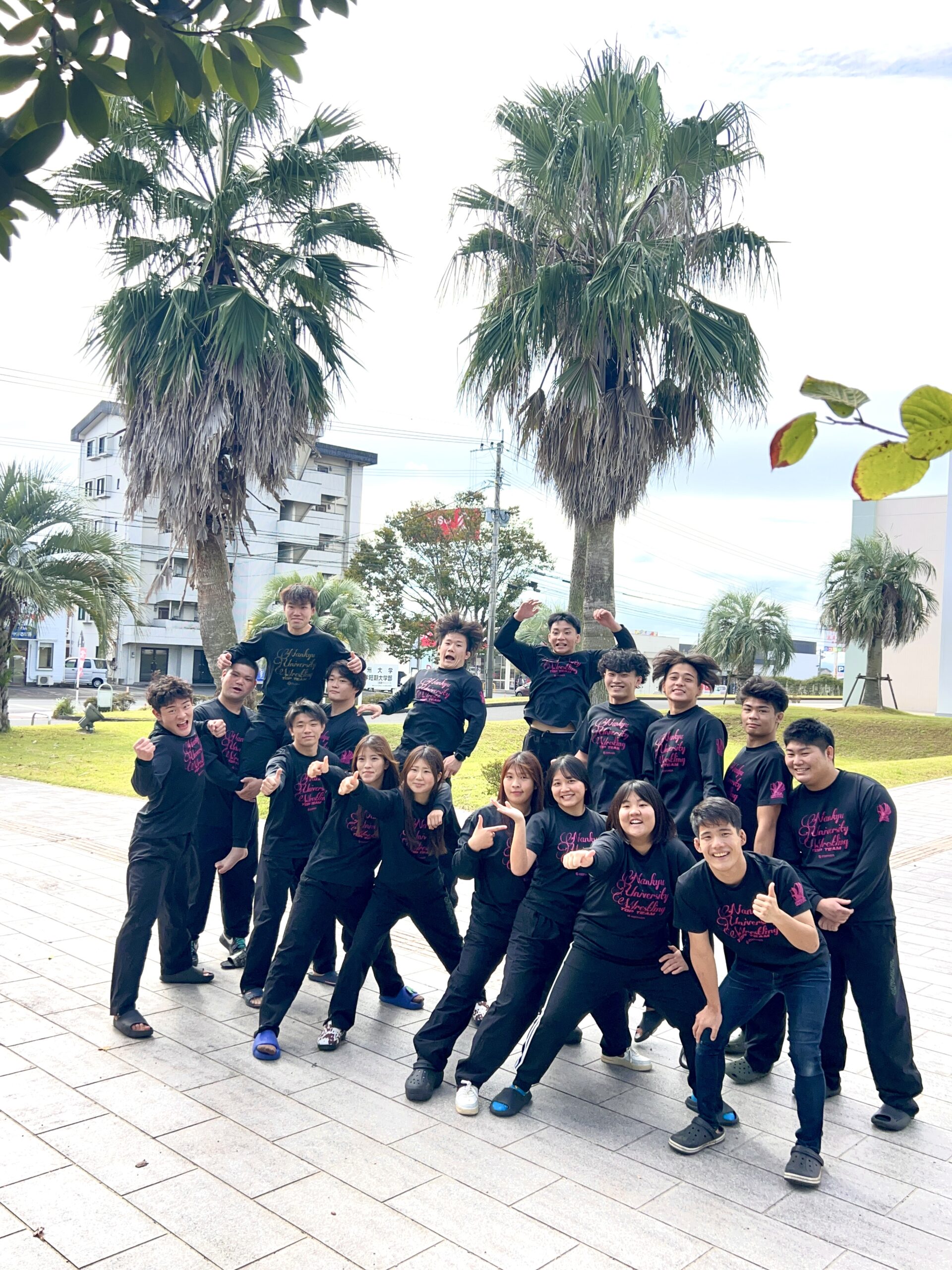 レスリング部 集合写真