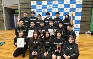 西日本学生春季リーグ戦で本学レスリング部が入賞