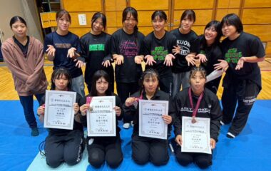 全日本オープン選手権で長谷川姫花選手が優勝 6選手が入賞